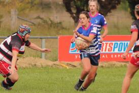 Matilda Mitchell made her rugby union debut for the Elkettes. Picture by Harrison Ditchfield. 