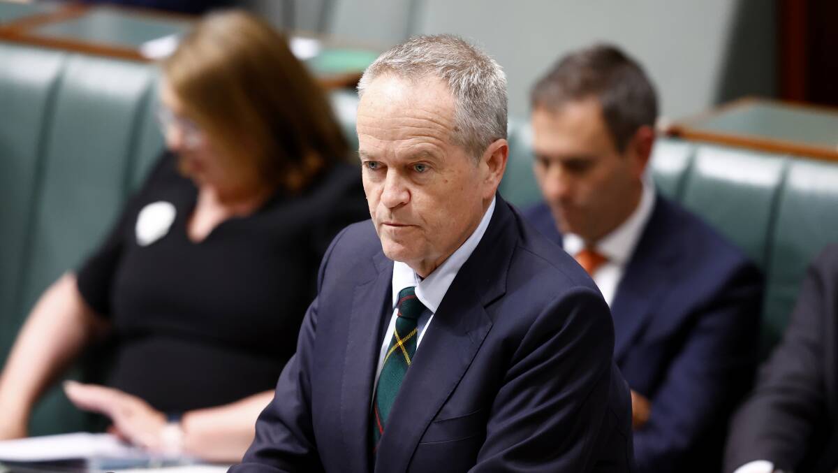 Minister for Government Services Bill Shorten seemed to suggest that Coalition ministers should brace themselves for potential litigation. Picture by Keegan Carroll. 
