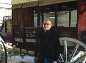 John Burton who built this replica coach which is in the Cobb & Co Museum at Liston. Picture supplied