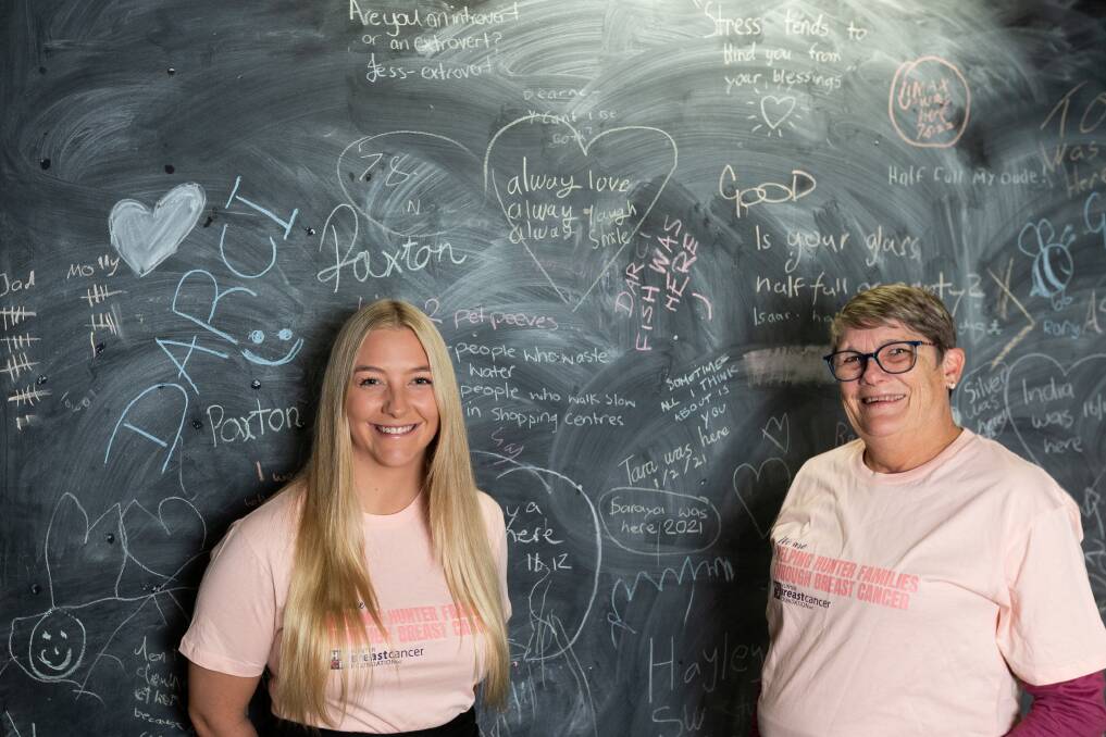 Hunter Breast Cancer Foundation general manager Abbey McDonell and care coordinator Marianne Timbrell-Chapman. Picture by Jonathan Carroll 
