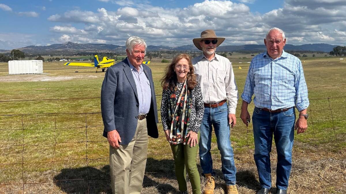 The Friends of Tenterfield Aerodrome has secured $50,000 to cover the cost of its new water tank. Picture supplied.