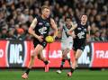 Carlton captain Patrick Cripps has been outstanding but a lacklustre midfield is under scrutiny. Photo: James Ross/AAP PHOTOS