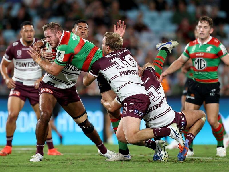 Manly and South Sydney can help put rugby league on the US map in the NRL double-header in Vegas. (Brendon Thorne/AAP PHOTOS)